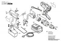 Bosch 0 601 997 555 Gsr 12 Vpe-2 Cordless Drill Driver 12 V / Eu Spare Parts